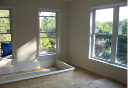 TYPIAL WINDOW FRAMING AND BASEBOARD TRIM